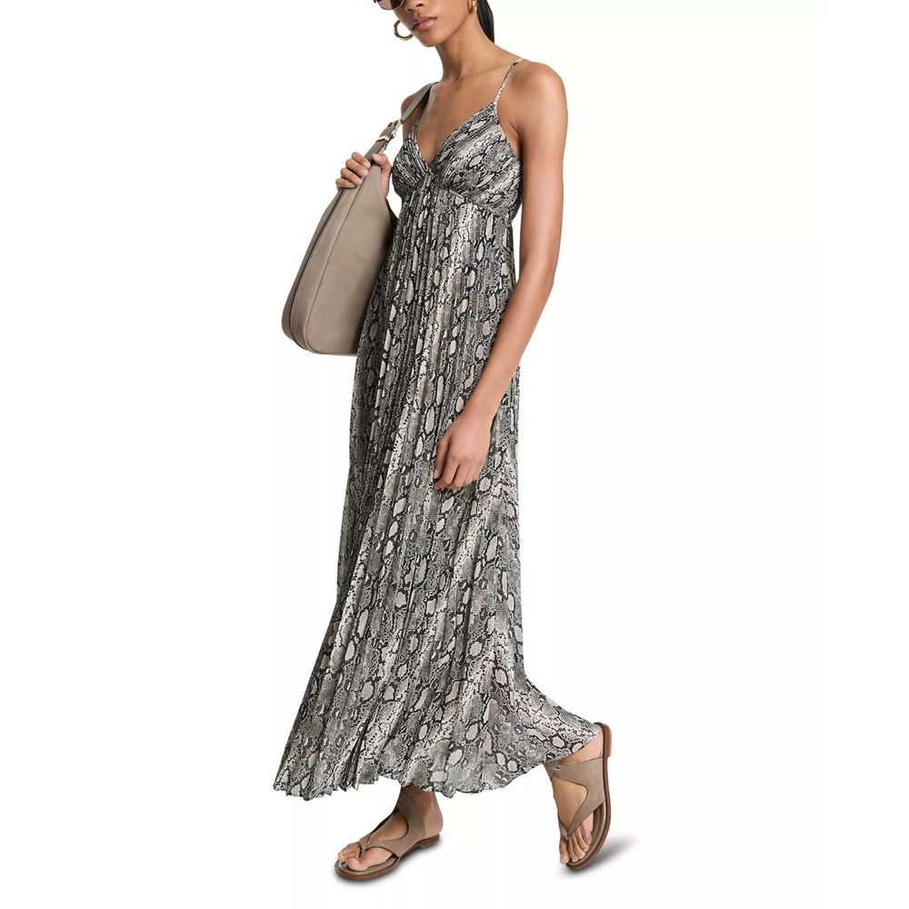 Michael Kors Maxi Pleat Slip Dress Size XS